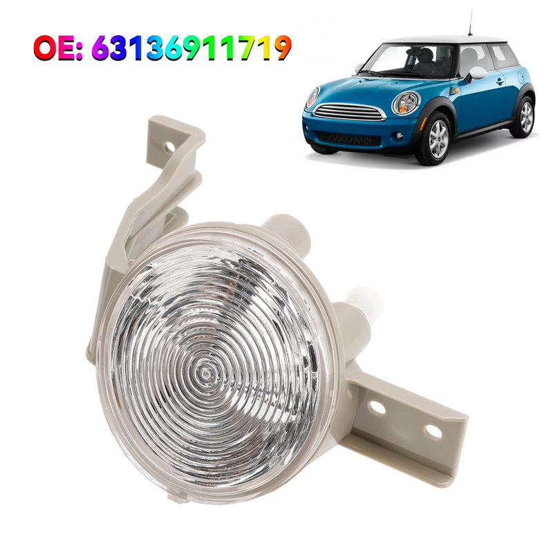 Vänster främre Blinkerlampa klar lins 63136911719 för Mini Cooper