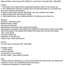 1998–2006 Land Rover Freelander MK1 Lenkrad-Uhrfeder XRC100390 XPC100160