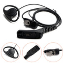 Auriculares con gancho grande tipo 8268-614-D para XPR6350 XiRP8208 DP3401 DGP6150 GP338D