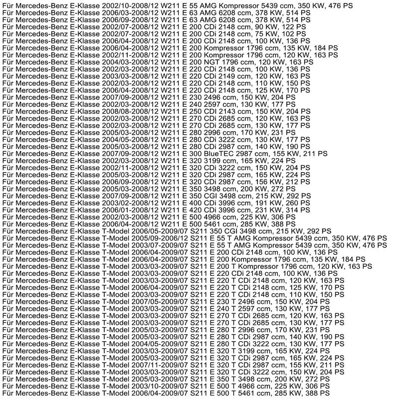 Servolenkung Zahnstange und Ritzel Montage für Mercedes-Benz W211 E320 E350 E500