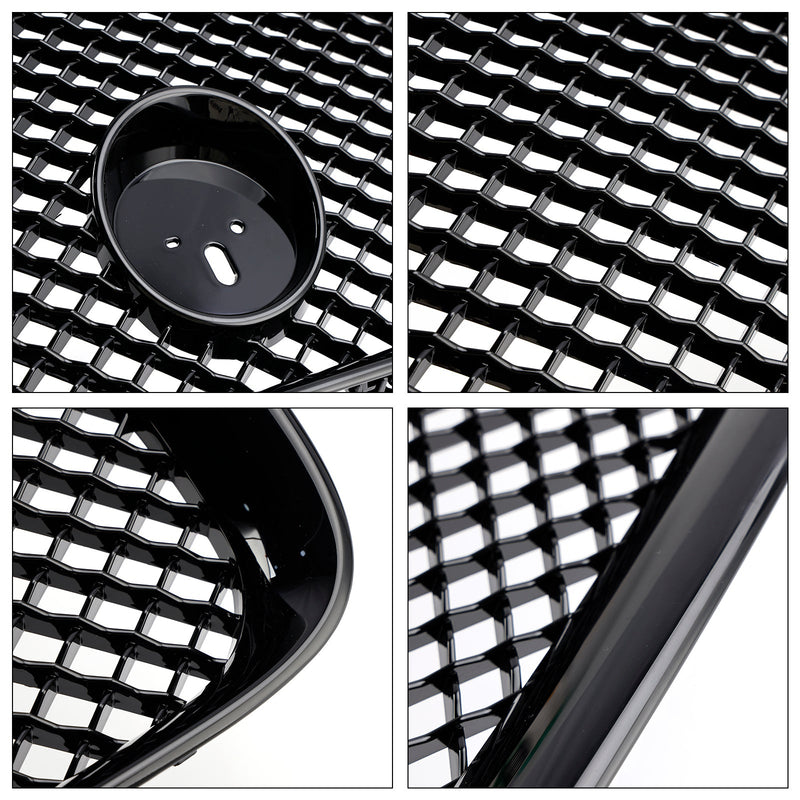 XF-R-tyylin etukerroksen baarigrilli Grille Fit Jaguar XF 2012-2015 Gloss Black