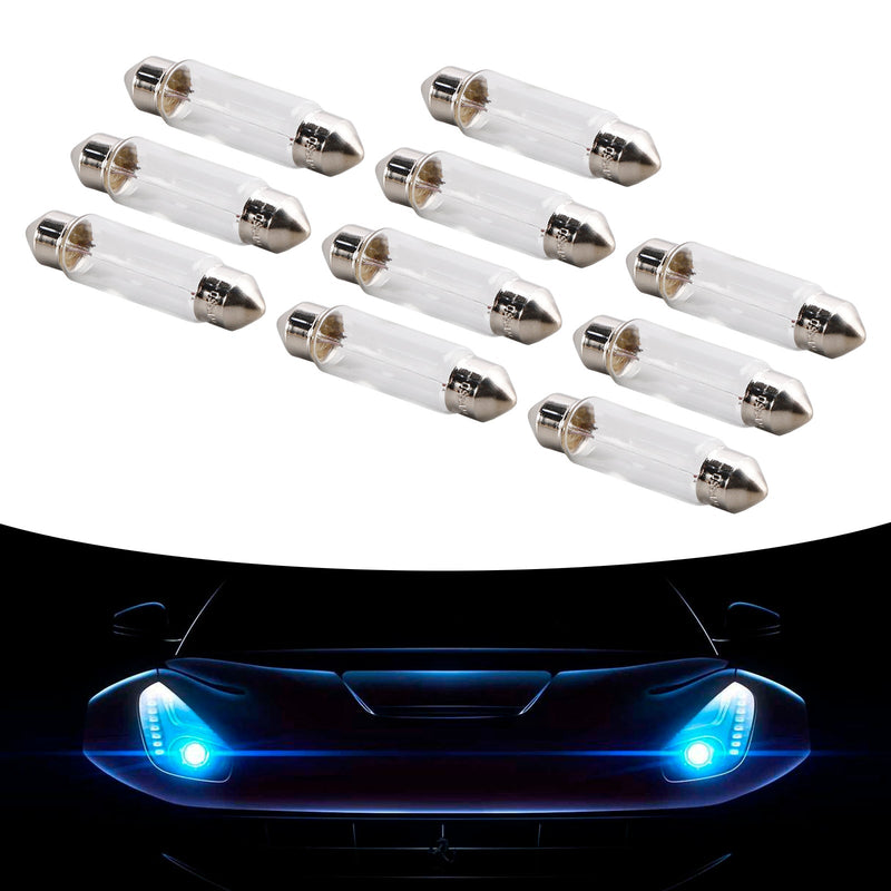 10 STÜCKE Auto Licht Rohrlampe birne C5W SV8.5 6421 24 V 3 Watt Für OSRAM