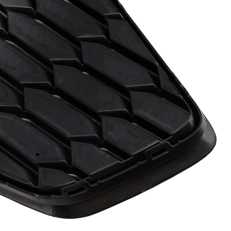 Schwarze Front Honeycomb Nebelscheinwerfer Kühlergrill Abdeckung Fit Audi A3 S-line 2021-2023