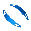 Steering wheel shift paddles for Renault Arkana 2021-24, aluminum blue