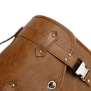 Set Schnellverschluss-Satteltaschen mit Halterung, Gepäckaufbewahrung, braun, für Motorrad