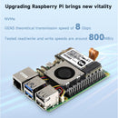 Raspberry Pi 5 PCIe till M.2 Adapter 5/5B expansionskort Nvme Hard Drive Protocol