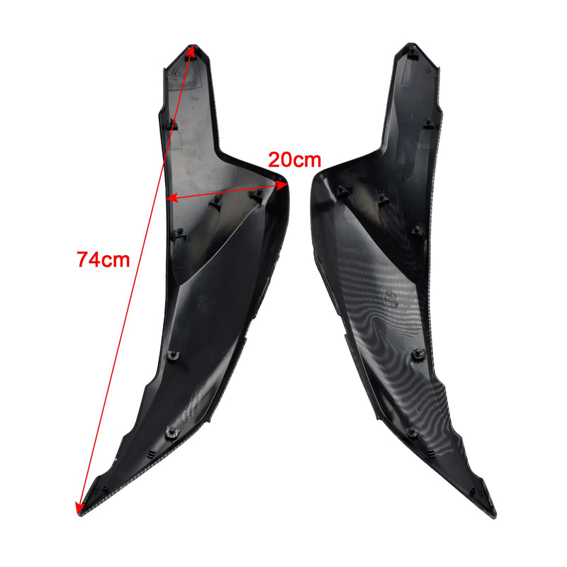 2022-2024 Kawasaki Versys 650 KLE650 Carenagem da tampa lateral do tanque Carenagem
