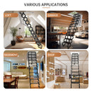 Elektrische Dachbodenleiter Aluminium Klappbar 70 * 100 cm 9,5 Fuß mit Fernbedienung für Loft Deutscher europäischer Standardstecker