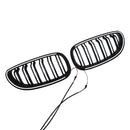 2 stk blank sort sport nyre gitter til BMW E60 E61 520i 530i 2004-2009
