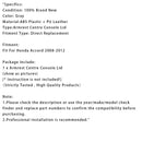 2008–2012 Honda Accord grau Leder Armlehne Mittelkonsole Deckel