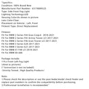 1 Stück LED Nebelscheinwerfer vorne links für BMW G20 G21 X1 F48 LCI F45 F46 63178089525