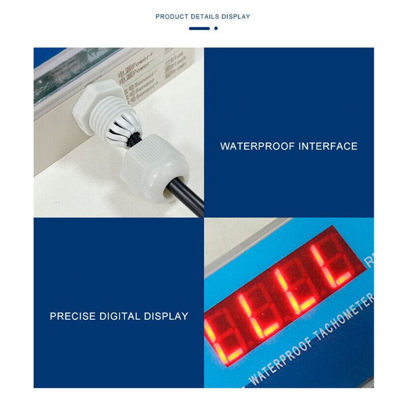 DC 8-24V Wasserdichtes Tachometer-Anti-Störungs-Kit