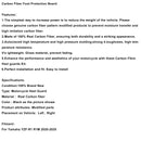 Estribo de fibra de carbono real para Yamaha YZF R1 R1M 2020-2025