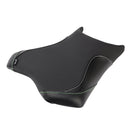 2024-2025 Für Kawasaki Ninja 500 Z500 Raider Soziuskissen-Set vorne &amp; hinten, Schwarz 1