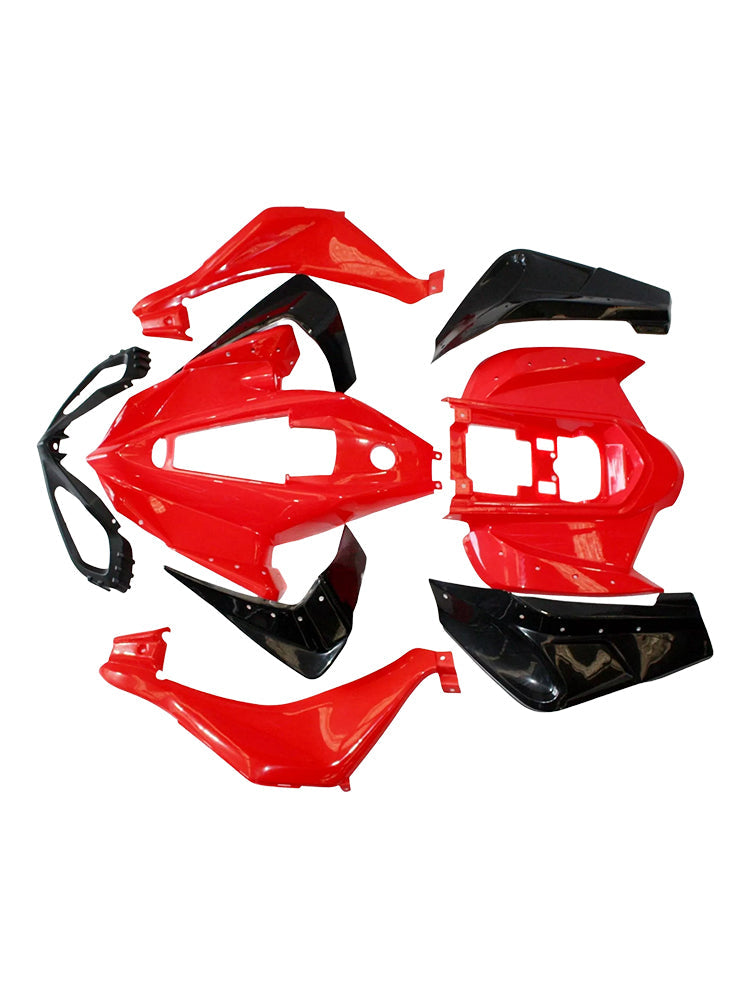 Plastic Fairing Fender Kit For 110cc 125cc Mars Sport Quad Dirt Bike ATV Rød