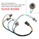 2013-2019 Kia Soul LH or RH Tail Lamp Harness NON-LED 92450-B2000