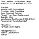 Vorne Links Türschloss Zylinder 2 Schlüssel 81970-2KC00 Für Kia Soul 2012 2013