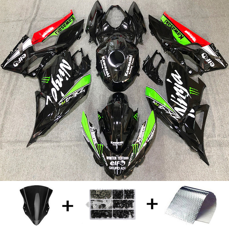 2018-2023 Kawasaki Ex400/Ninja 400 injeksjonssalgssett body plast mage