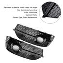 2013–2015 Audi Q3 RSQ3 Style Honeycomb tåkelys dekker svart blank