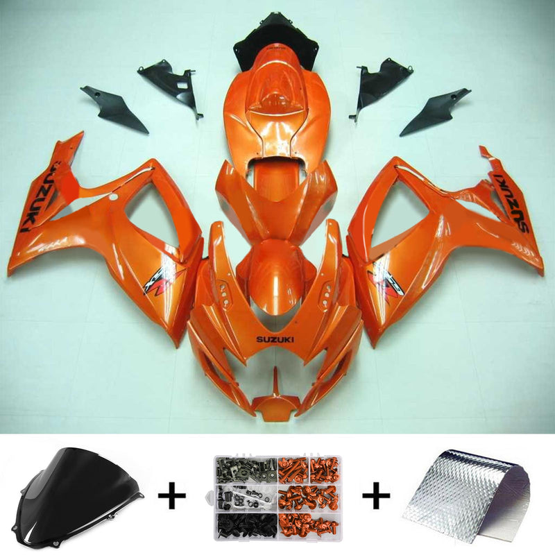 2006-2007 K6 Suzuki GSXR 600/750 Kit de carenagem de injeção de corpo de plástico