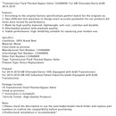 2014–2018 GM Silverado/Sierra 6L80 Getriebeöl-Thermo-Bypassventil 125068000