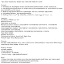 2012-2018 Dodge Ram 1500 2500 3500 4pcs Door Handles