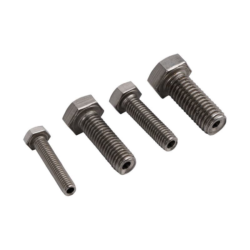 Stainless Steel M6 & M8 & M10 & M12 Broken Snapped Stud Drill Guide Kit 4PCS