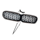 2021-2024 BMW 5-serie G30 G38 Diamond Kidney Grille Svart