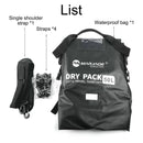 Universal Saddlebag Side Storage Tail Bag Pu Luggage 50L For Motorcycle YellowB