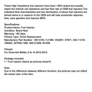 2010-2012 Chevrolet Malibu 2.4L I4 1 STK Kraftstoffeinspritzdüse 12613163 FJ1064