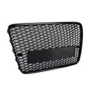 Kühlergrill mit Lüftungsgitter in Hochglanzschwarz für die Frontstoßstange, passend für Audi Q7 2005-2015