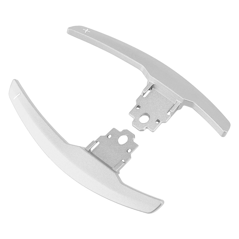 Schaltwippenverlängerung für BMW F-Serie F30 F31 F32 F10 X3 X5 Aluminium Silber