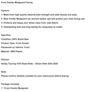 2023-2025 Touring CVO Road Glide / Street Glide Kotflügel vorne Kotflügelverkleidung