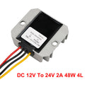 Vandtæt DC 12V til 24V 2A 48W Step-Up Current Converter Controller