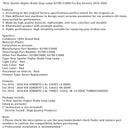 2016–2020 KIA SORENTO 2.4L 2359 CC L4 DOHC Heckspoiler Höhere Bremsleuchte 92700-C5000