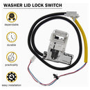 W11307244  W10682535 Pesukoneen kannen lukko ja W10837741 Kannen pysäytin Maytagille