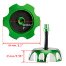 Tankdeckel aus Aluminium mit Entlüftung, grün, für Kawasaki KX65, KX85, KX100, KX125 (2000–2013)