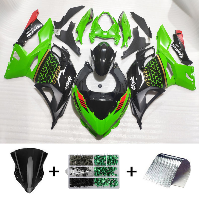 2018-2023 Kawasaki Ex400/Ninja400 kit de ventas de inyección cuerpo vientre de plástico