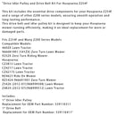 DRIVE IDLER PULLEY DRIVE BELT 539110411 & 539110311 For HUSQVARNA Z254F