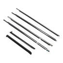 2003–2009 Toyota Lexus GX470 6 Stück Viertel &amp; Tür Gürtel Moulding Dichtungsstreifen