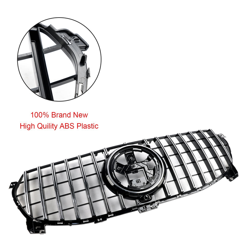 Jäähdyttimen säleikkö etupuskurille, sopii Mercedes Benz GLE-luokkaan W167 GLE350 2020-2022