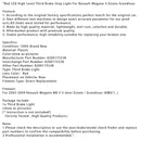 2003–2009 Renault Megane MK II 5-Türer Kombi/Grandtour (KM0/1_) rote LED hoch angebrachte dritte Bremsleuchte 8200175538