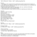 2 Stück 37936 0,014"" Offset 1,328"" L Glockengehäuse-Dübelstift