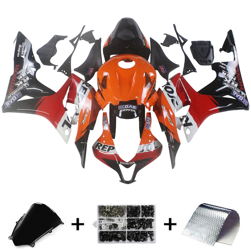 Amotopart kåpa Honda CBR600RR (2007-2008) kåpa kit