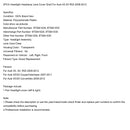 2008-2012 Audi A5 S5 RS5 2PCS Scheinwerfer Scheinwerfer Objektiv Abdeckung Shell