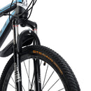 26" Speichenrad 24-Gang Mountainbike Erwachsenenrad MTB mit Schutzblech Blau+Orang