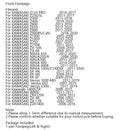 Vorne Fußraste Fussrasten für KAWASAKI Z900RS/Cafe Z1000 NINJA 650 400 300 1000