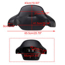 2014-später Touring &amp; Tri Glide King Chopped Trunk Wrap-around Backrest Pad