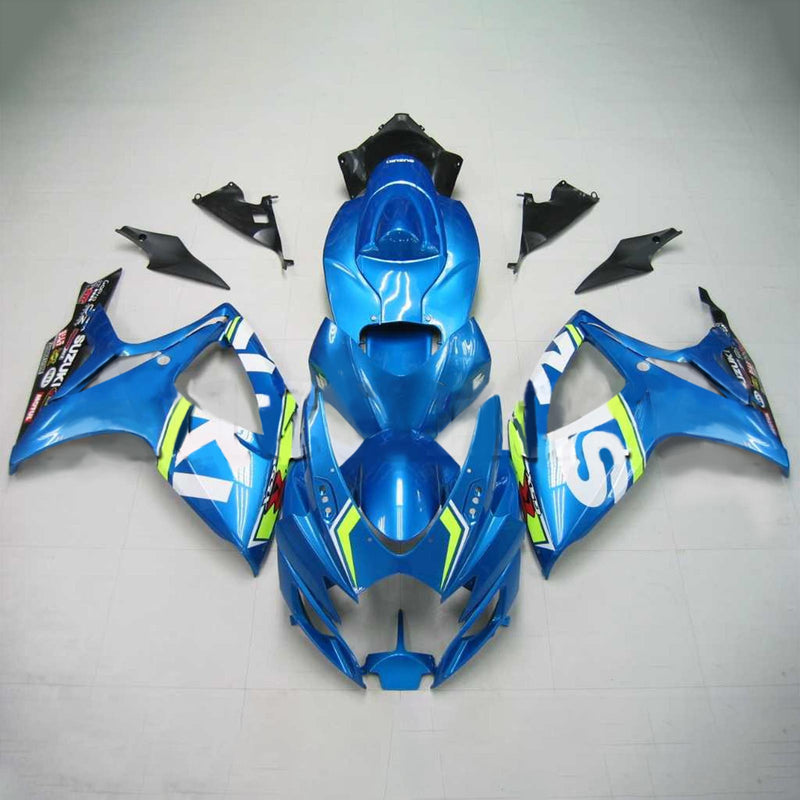 2006-2007 K6 Suzuki GSXR 600/750 injeksjonskinnesett karosseri plast