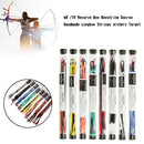 Cuerda para arco recurvo de 68"/70" Cuerdas para arco largo hechas a mano de Dacron